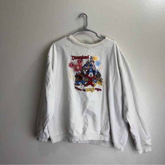Disneyland Vintage Where Magic Began Jacket Sweatshirt Size XXL - Picture 1 of 10